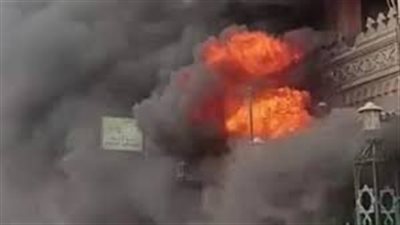 انتداب المعمل الجنائي لبيان سبب حريق مول شهير في مدينة نصر