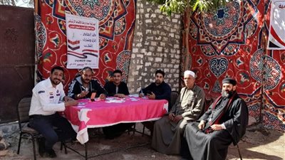 بالناس المسرة، كنيسة الملاك ميخائيل في الأقصر تقدم خدمة الاستعلام عن مقار الانتخابات الرئاسية