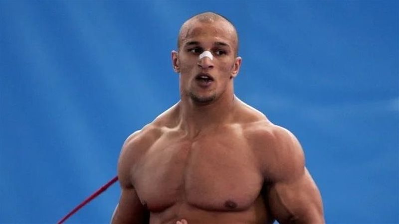 كرم جابر لاعب المصارعة،