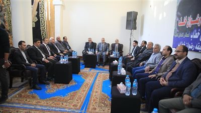 محافظ سوهاج ومدير الأمن يؤديان واجب العزاء في وفاة النائب خليفة رضوان 