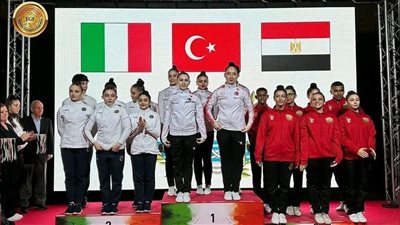 الجمباز، منتخب الأيروبيك يحصد برونزية بطولة البحر المتوسط
