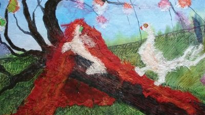 مركز الجزيرة للفنون يستضيف معرض حواديت منسوجة من حرير لـ إكرام عمر