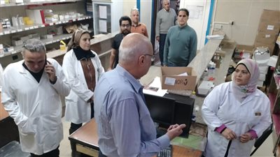 مرور مسائى لمديرعام فرع التأمين الصحي الشرقية على مستشفى المبرة 