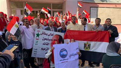 توافد أهالي الدقهلية بكثافة على لجان التصويت (صور)