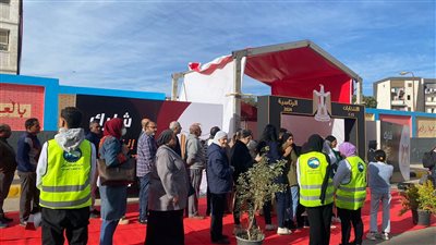 زحام على لجنة فاطمة الزهراء بالموسكي للتصويت في الانتخابات الرئاسية (فيديو وصور)