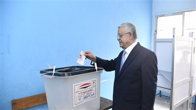  رئيس مجلس النواب يدلي بصوته في الانتخابات الرئاسية ويوجه رسالة للمواطنين