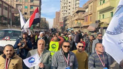 مسيرات حاشدة لحث المواطنين على التصويت في الانتخابات الرئاسية بالمنيا (صور)