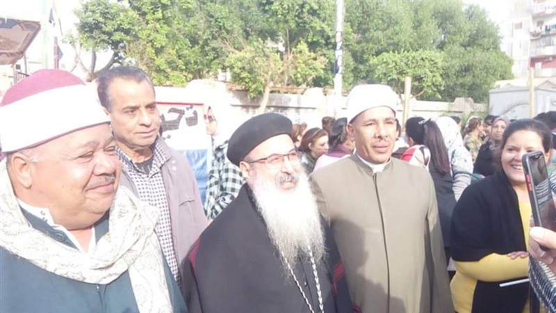 مسلم ومسيحي ايد واحدة