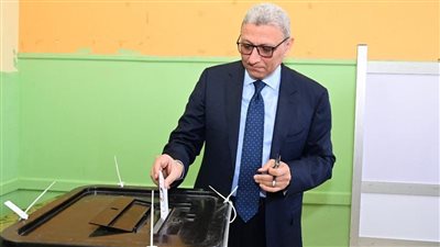 وكيل النواب يدلي بصوته في الانتخابات الرئاسية، ويؤكد: المشاركة واجب وطني