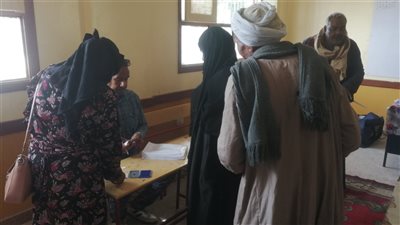 إقبال المواطنين للإدلاء بأصواتهم بالانتخابات الرئاسية 2024 في محافظة الأقصر (صور)