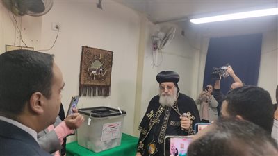  البابا تواضروس: الانتخابات الرئاسية مشاركة في بناء الوطن