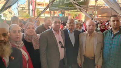 زغاريد وتحيا مصر هتافات أمام لجان انتخابات الرئاسة في منية النصر في الدقهلية