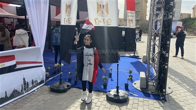 الأطفال تتصدر المشهد الانتخابي في مدينة 6 أكتوبر (صور) 