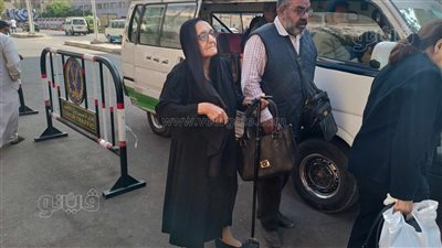  على العكاز، أسرة من كبار السن تشارك في الانتخابات الرئاسية بالأقصر (صور)