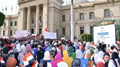 انطلاق مسيرات من جامعة القاهرة للمشاركة في الانتخابات الرئاسية