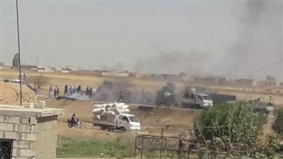 استشهاد 6 سوريين وإصابة 10 آخرين بانفجار جثة فخخها إرهابيو «داعش» بعد إعدامها