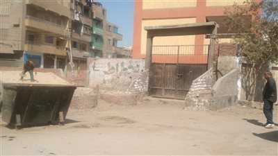 حملة نظافة بمحيط المدارس بالبدرشين في الجيزة | صور