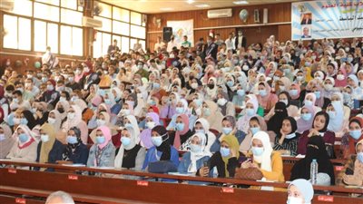 حفل استقبال الطلاب الجدد بكلية العلوم جامعة المنصورة | صور 