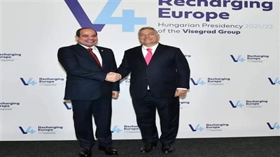  8 رسائل من السيسي خلال مؤتمر صحفي مع رئيس وزراء المجر