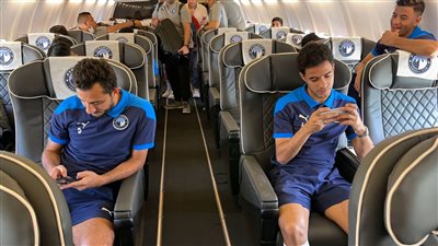 بعثة بيراميدز تغادر مطار القاهرة إلى تنزانيا |صور