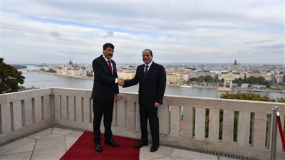 السيسي: نتطلع إلى تعظيم حجم الاستثمارات المجرية في مصر