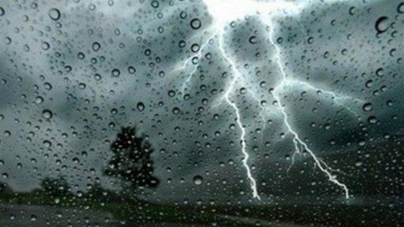 سقوط الأمطار الرعدية