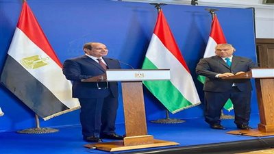 من المجر | 15 رسالة قوية من السيسي.. سد النهضة والهجرة غير الشرعية 