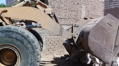 إزالة 57 حالة تعد على أملاك الدولة في المنيا