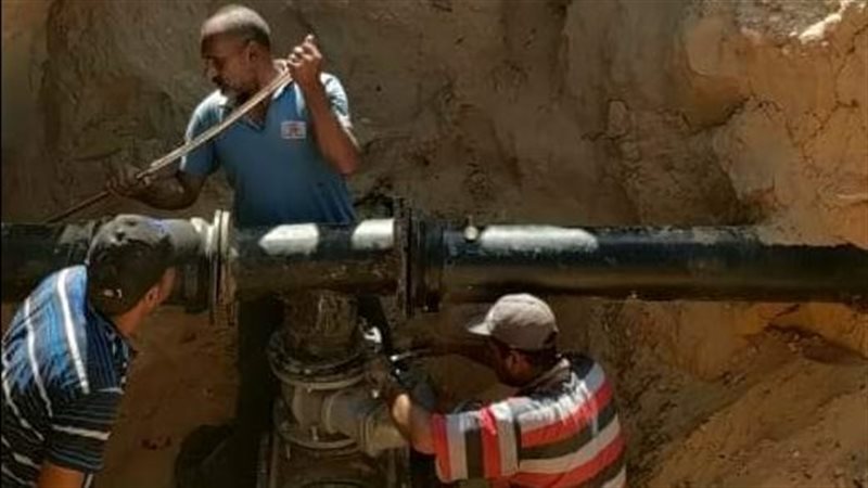 اصلاح خطوط المياه