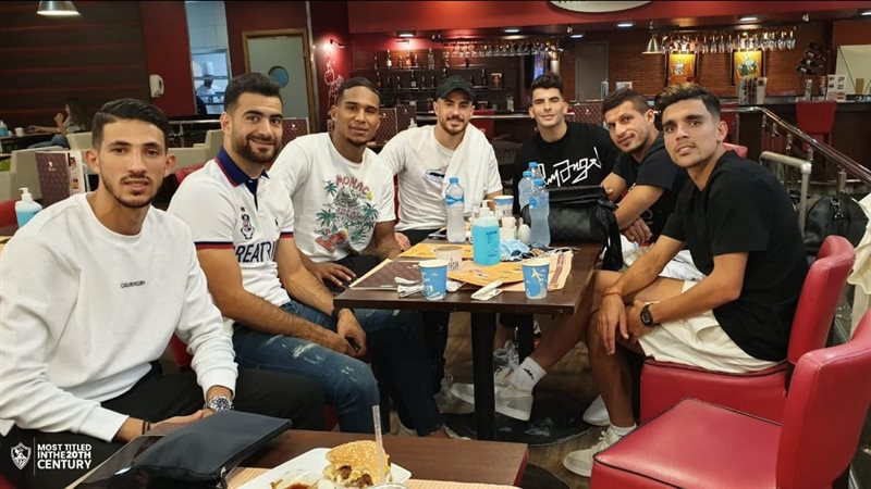 لاعبو الزمالك في