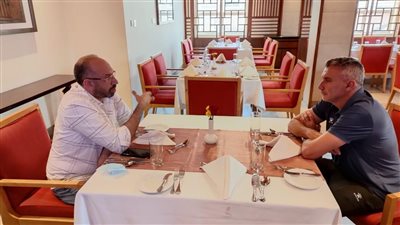 كواليس جلسة حسام المندوه بلاعبي الزمالك قبل مواجهة توسكر | صور