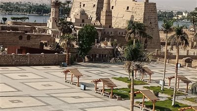 الأقصر تتزين استعدادا للاحتفال العالمي بافتتاح طريق الكباش |صور