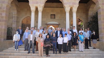 سفراء الاتحاد الأوروبي يزورون مسجد الطنبغا المارداني ومنطقة باب الوزير 