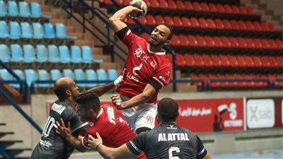 رجال يد الأهلي» يفوز على الأوليمبي في الدوري