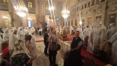 البابا تواضروس يترأس قداس مجمع كهنة الإسكندرية بالكنيسة المرقسية