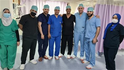 لأول مرة.. تغيير مفصل فخدي كامل لمريض بمستشفى بني سويف التخصصي 