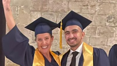 رئيس برشلونة يشارك في حفل تخرج سيف الششتاوي