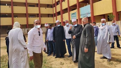وكيل المعاهد الأزهرية يتفقد معهد «هربشنت» ببني سويف