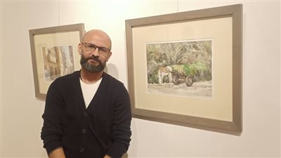 الفنان التشكيلي وائل نور يفتتح معرضه الجديد 