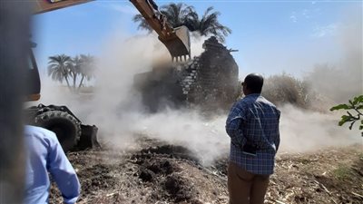  تنفيذ 87 حالة إزالة تعديات على أراضي زراعية بأسيوط|صور 