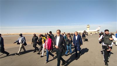 محافظ شمال سيناء يستقبل وفد مجلس الأمن الدولي بالعريش (صور)
