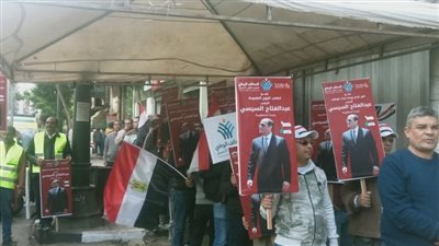 لليوم الثاني، زحام في لجان قصر الدوبارة للتصويت بالانتخابات الرئاسية (صور)