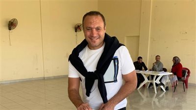  نادر السيد يدلي بصوته في الانتخابات الرئاسية 2024