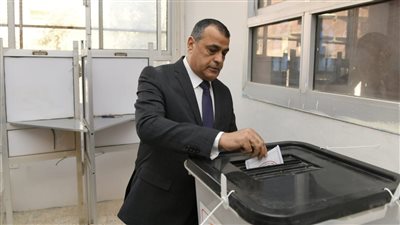رسالة وزير الإنتاج الحربي عقب تصويته في الانتخابات الرئاسية 2024 