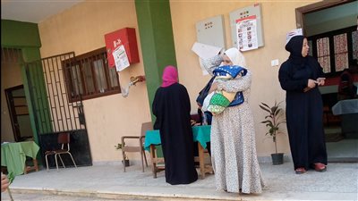 ظهور الرضع في ثاني أيام انتخابات الرئاسة 2024 بشبرا الخيمة (صور)