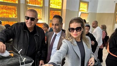 كامل أبو علي رئيس النادي المصري يدلي بصوته في الانتخابات الرئاسية 2024 (صور)