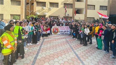 مدارس مطرانية الأقباط الأرثوذكس ببورسعيد تشارك في الانتخابات الرئاسية (صور)