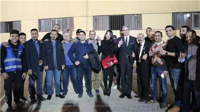 وفد من نقابة الإعلاميين يدلون بأصواتهم في الانتخابات الرئاسية باليوم الثاني (صور)