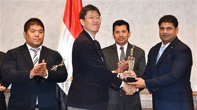 وزير الشباب والرياضة يشهد مراسم إعلان التعاقد مع هيروشي لقيادة منتخبات الجودو