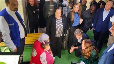 وفد مجلس الأمن يتفقد معبر رفح ومخازن المساعدات الإغاثية لغزة (صور)